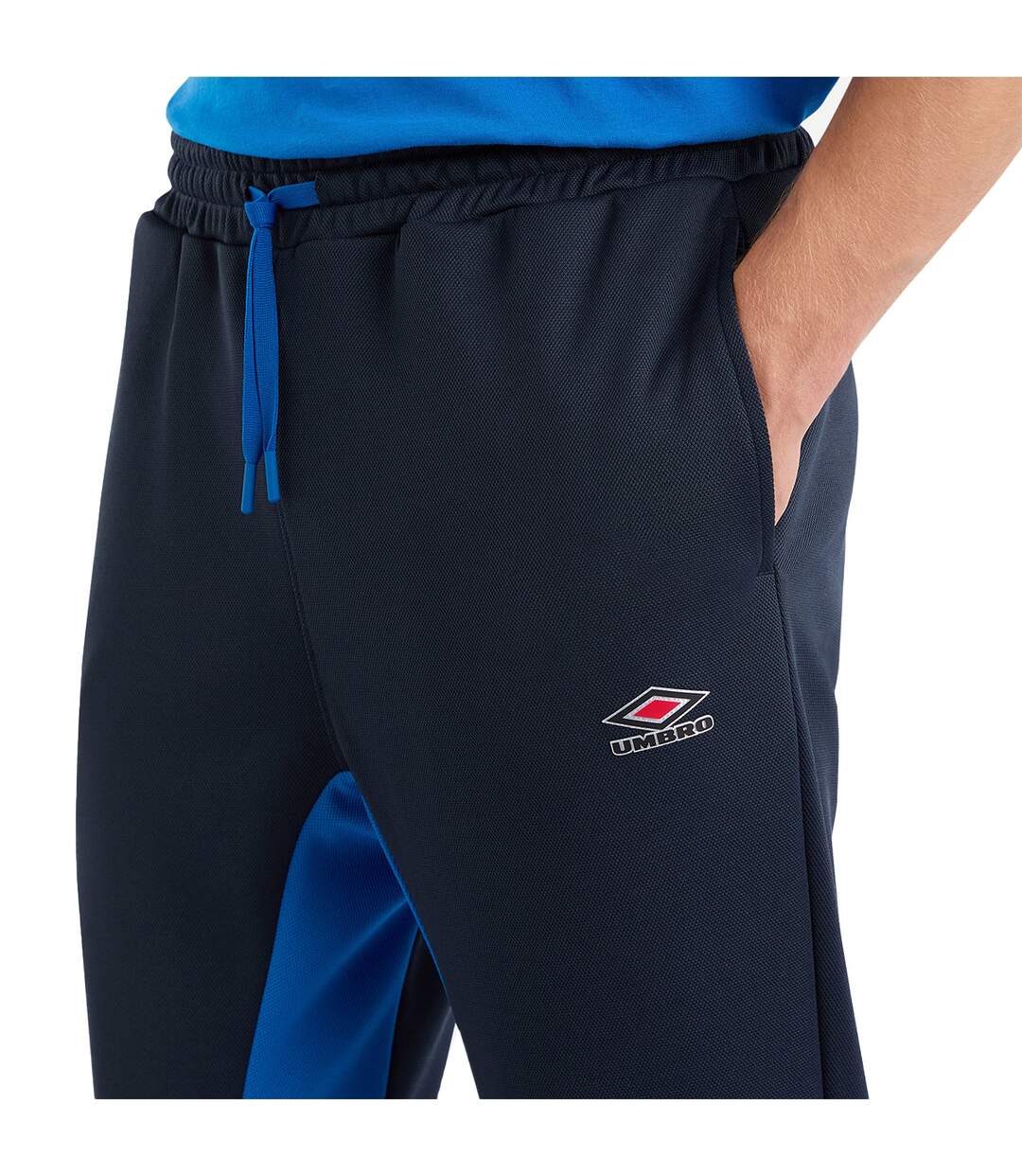 Mens drill pants dark navy/victoria blue Umbro-3
