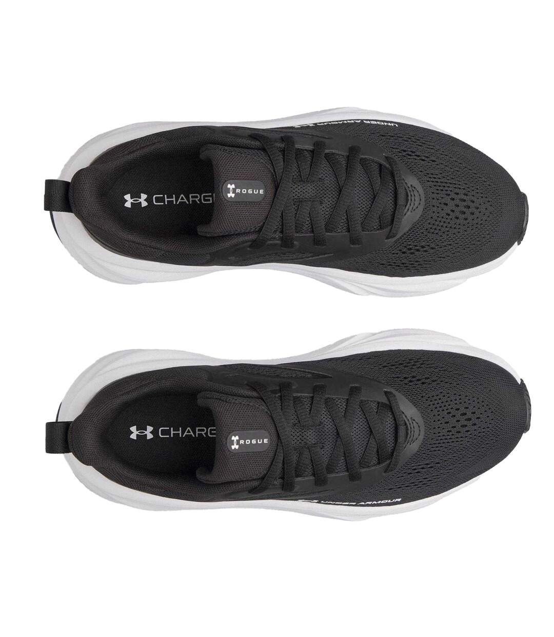 Womens/ladies Rogue 6 Trainers Black White Under Armour-3