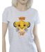 Disney - T-shirt THE LION KING FUTURE KING - Femme (Gris chiné) - UTBI16369-3