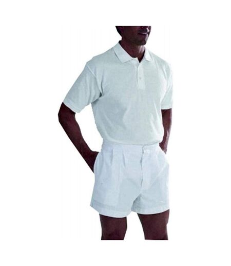 Carta Sport Mens Tennis Shorts (White) - UTCS832