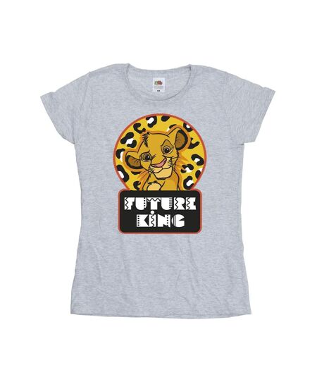 Disney - T-shirt THE LION KING FUTURE SIMBA - Femme (Gris chiné) - UTBI25262