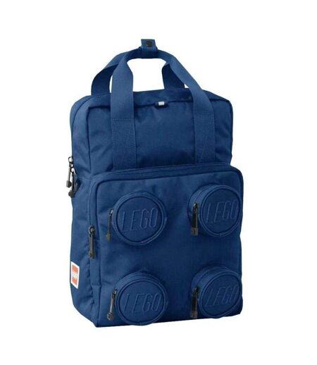 Sac À Dos École Motif/style Brique Taille Unique Bleu Marine Foncé Bleu Lego