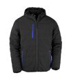 Result Genuine Recycled Mens Compass Padded Winter Jacket (Black/Royal Blue)
