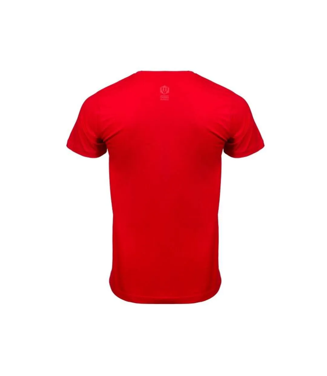 Mens Cotton T-shirt Bright Red Masters-2