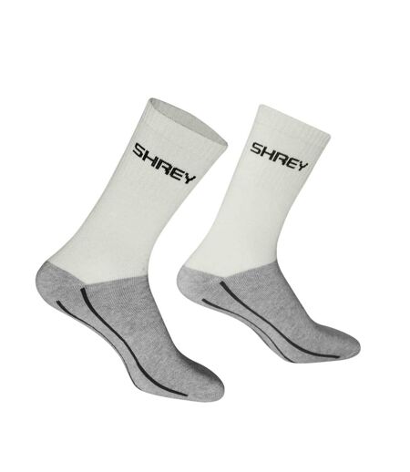 Chaussettes De Sport Adulte Gris Blanc Shrey