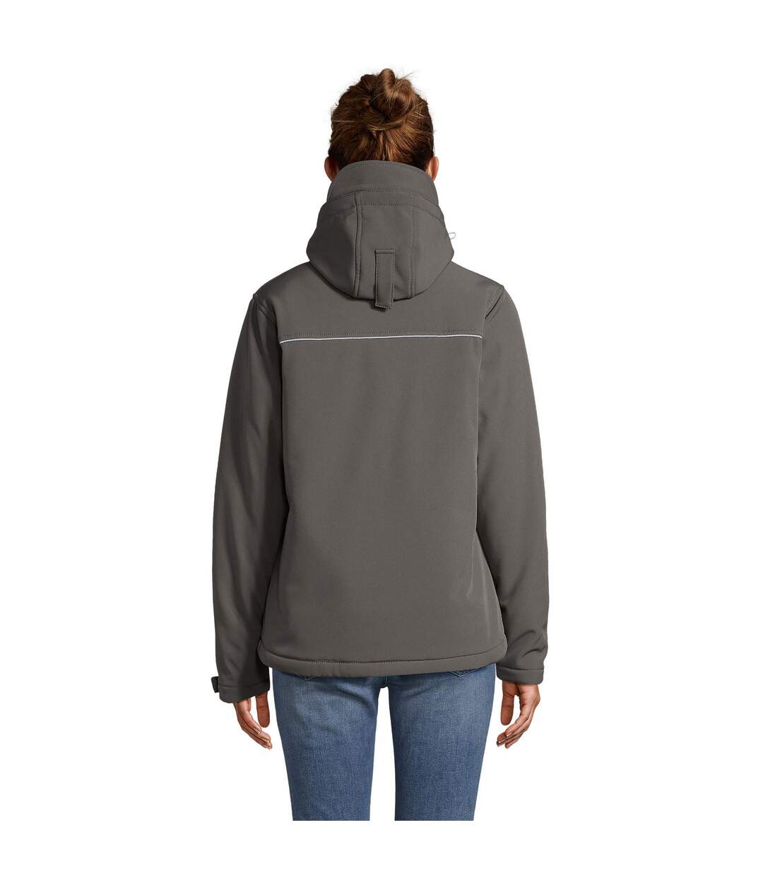 Doudoune Softshell Rock Femme Gris Charbon SOLS-2