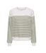 Sweat blanc/vert femme only bine-1
