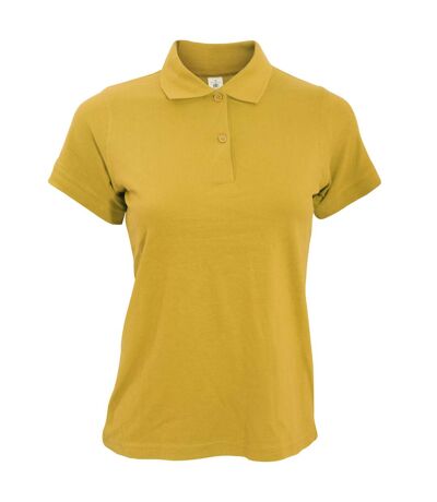 B&C Safran Pure Ladies Short Sleeve Polo Shirt (Gold)