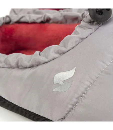Mens Warm Comfy Drawstring Slippers