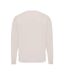 Unisex adult etosha recycled cotton lightweight sweatshirt cloud pink Iqoniq-2