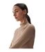 T-shirt Waw24useaf156 Femme Marron Clair 4F-4