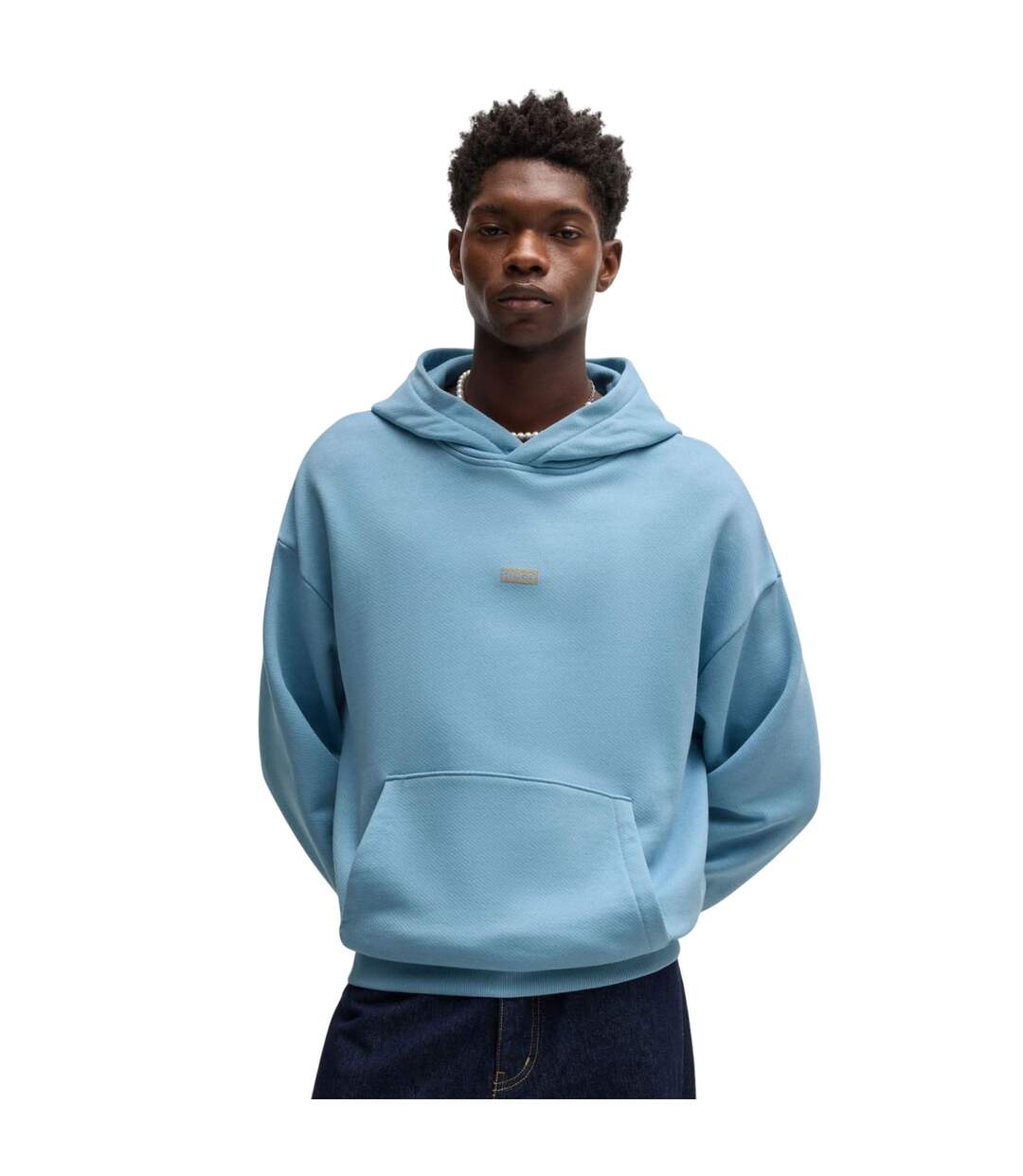 Sweat À Capuche Nazardo Homme Bleu Hugo-1