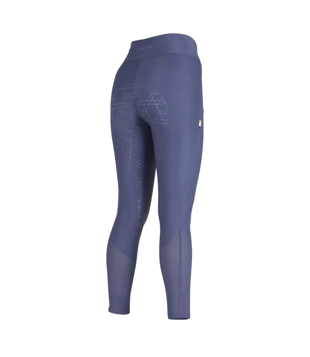 Collant d´équitation optima air femme bleu marine Aubrion