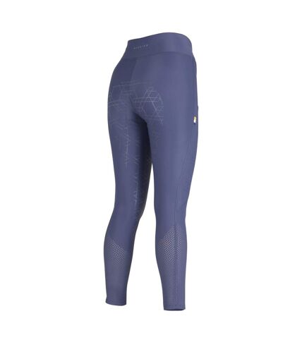 Womens/ladies optima air horse riding tights navy Aubrion