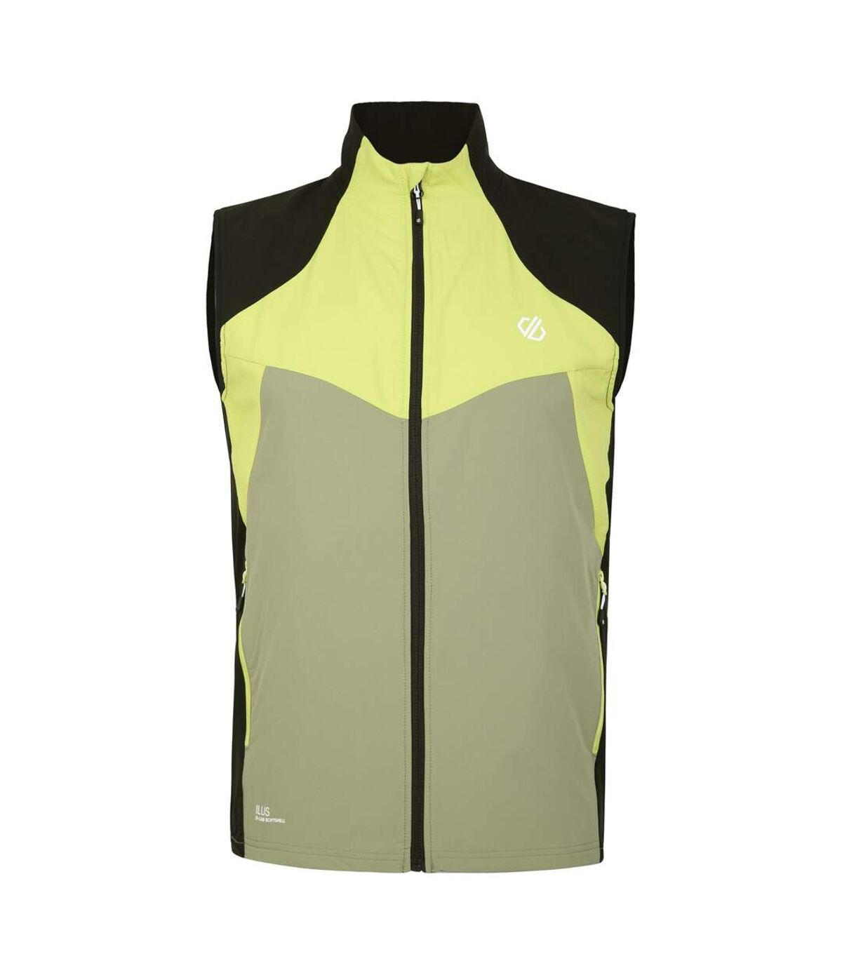 Dare 2B Mens Latitudinal Softshell Vest (Green Algae)