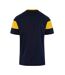 T-Shirt de sport marine/jaune homme kappa dareto - s-2
