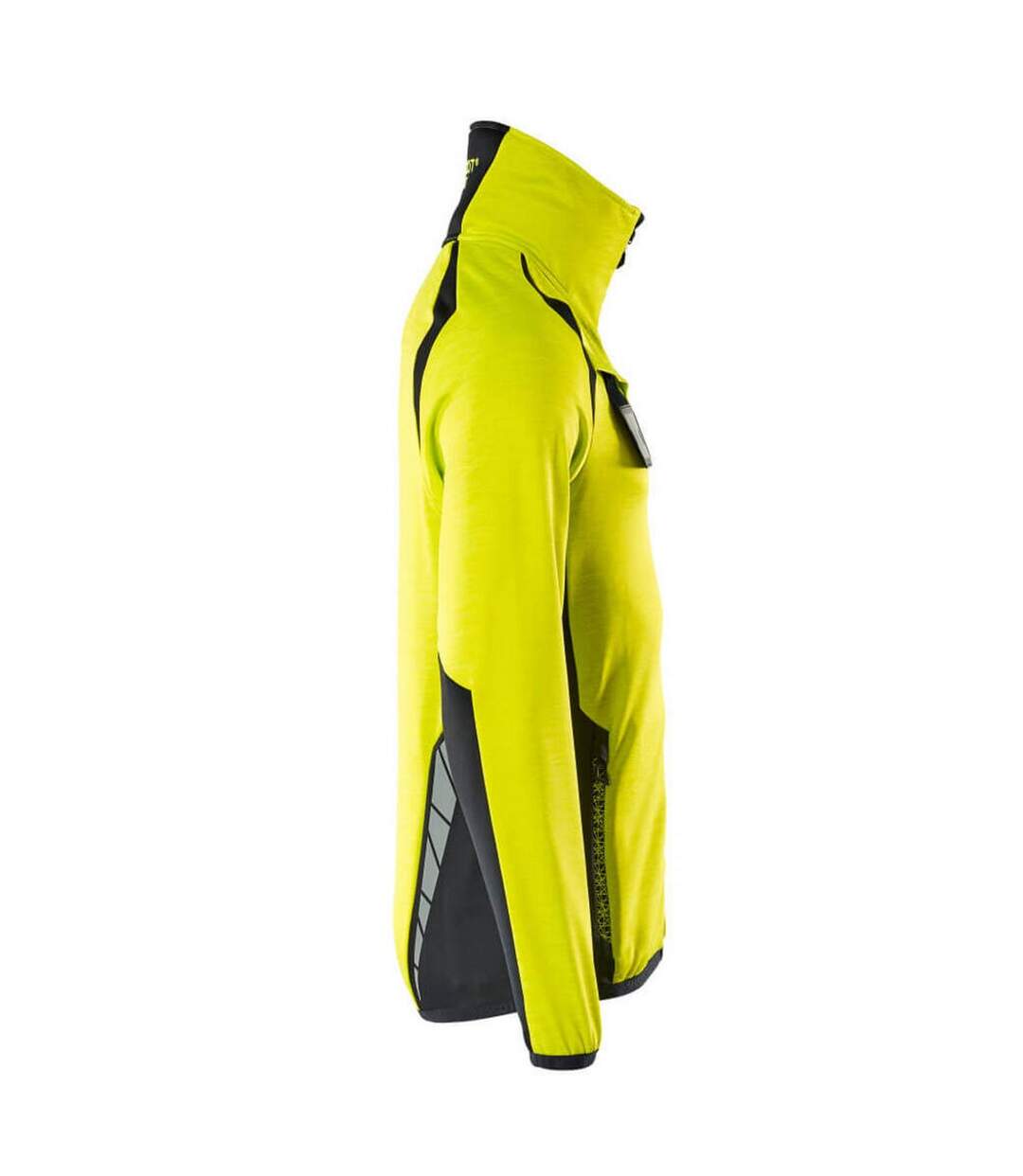 Veste Polaire Accelerate Safe Homme Jaune Fluo Bleu Marine Foncé Mascot-3