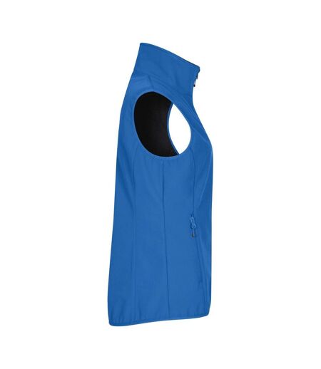 Womens/ladies Classic Softshell Body Warmer Royal Blue Clique