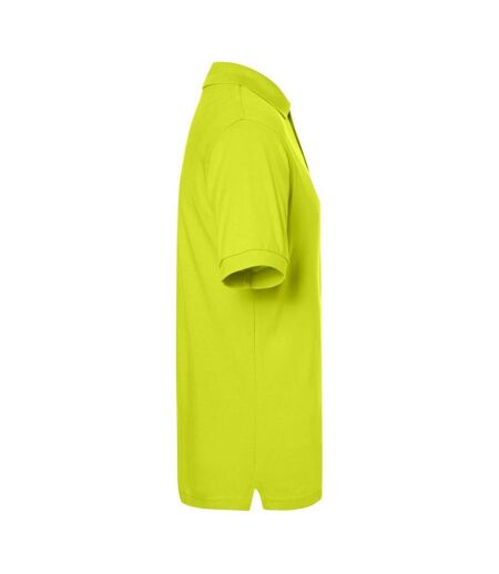 Polo Classic Homme Jaune Fluo James And Nicholson