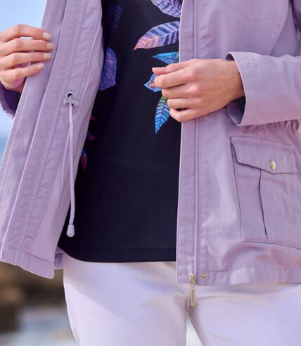 Women's Lilac Safari Jacket