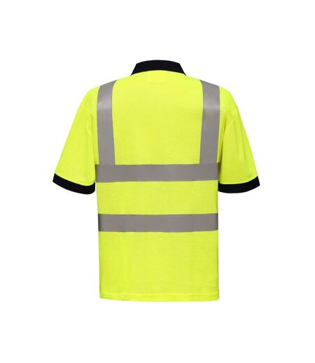Yoko Mens Hi-Vis Polo Shirt (Yellow) - UTPC5489