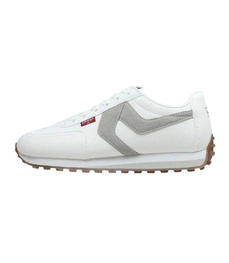 Baskets Femme Blanc Beige Gris Levis