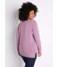 Pull-tunique chiné ajouré col rond-2