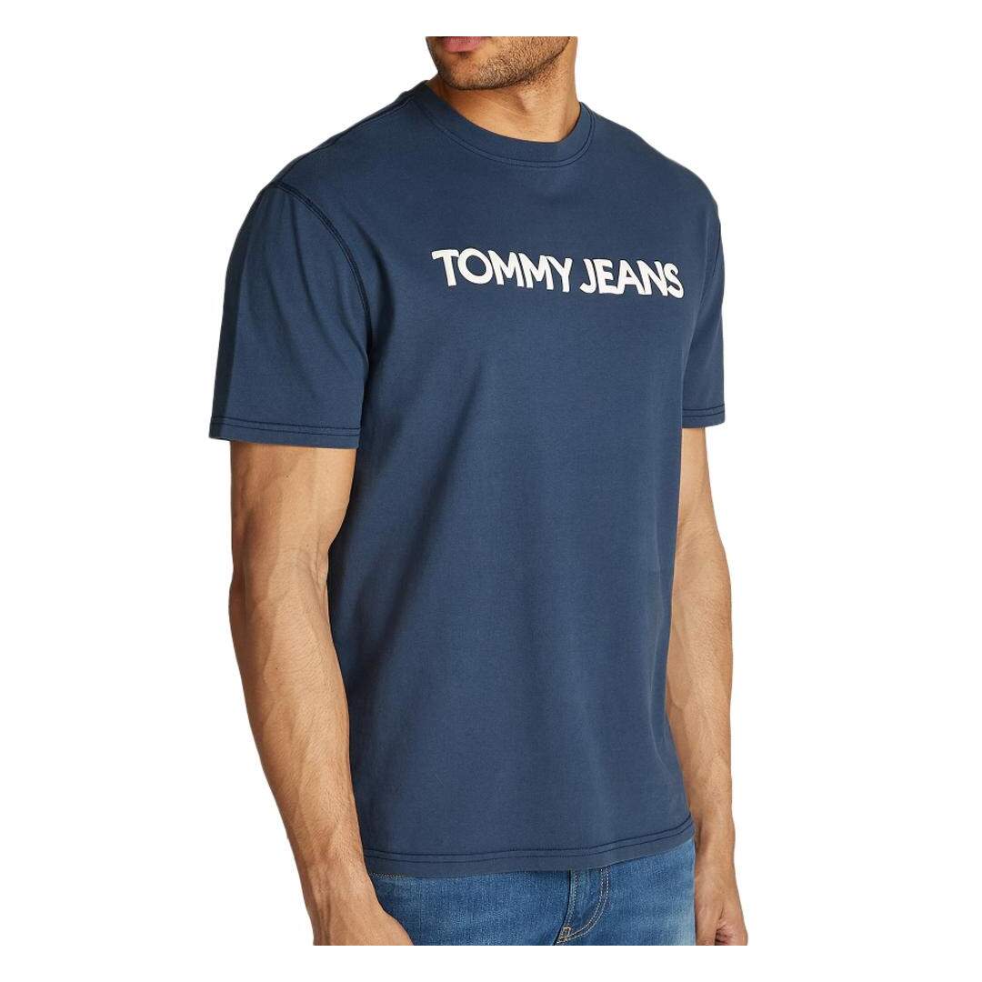 T-shirt Bleu Homme Tommy Hilfiger New Class - 3XL-1