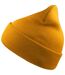 Atlantis Unisex Adult Wind Recycled Cuffed Beanie (Mustard) - UTAB617