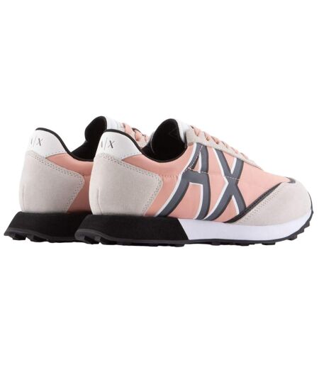 Baskets Femme Blanc Noir Rose Armani Exchange
