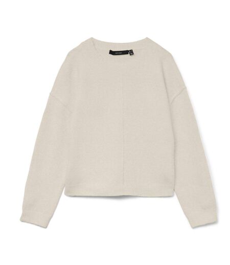 Pull crème femme vero moda besti
