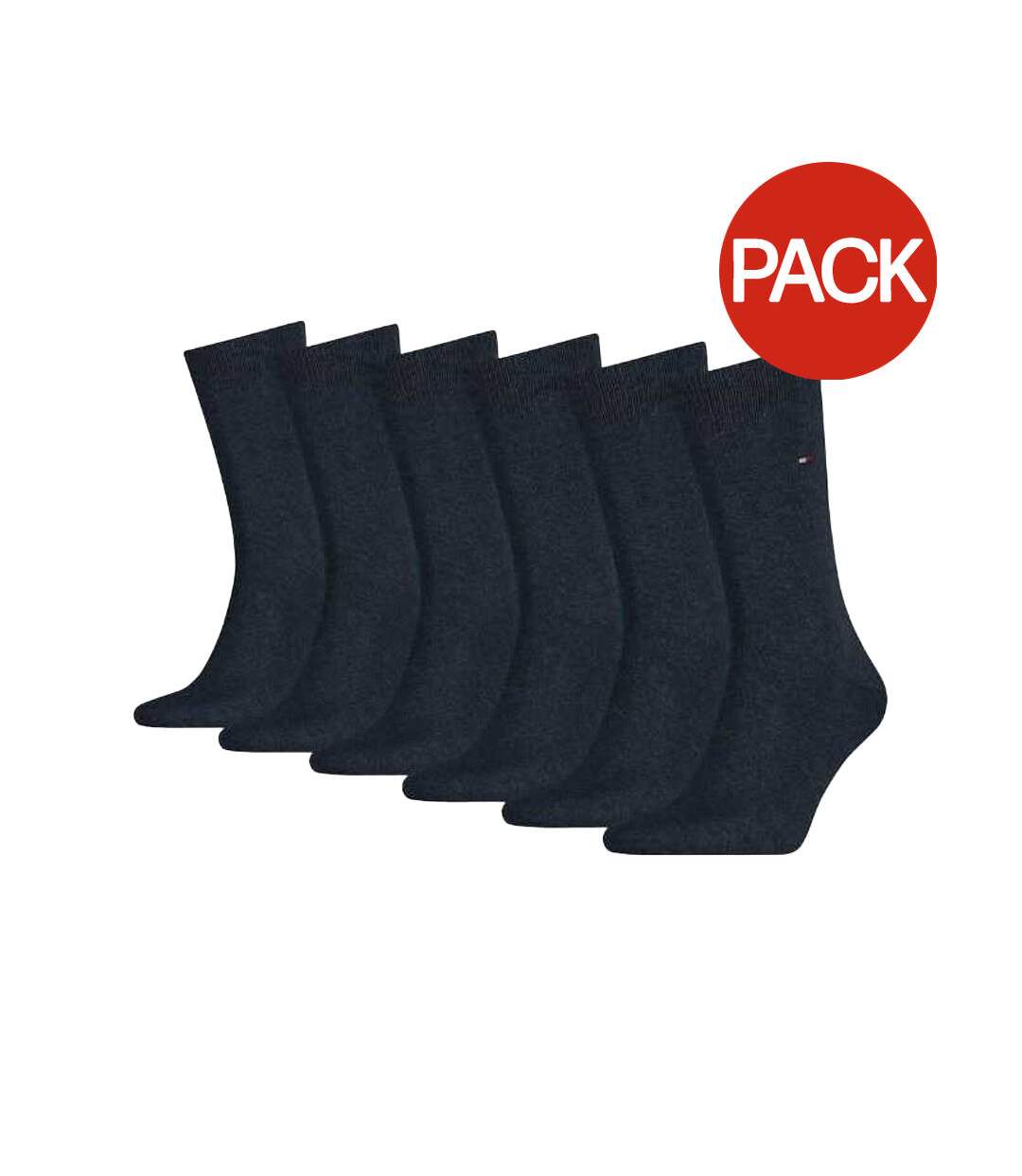 Chaussettes Motif/style Logo Brodé Homme Bleu Marine Tommy Hilfiger-1