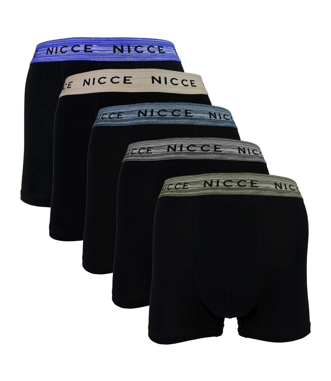 Nicce - Lot de 5 Boxers Homme ADDRE | Sous-vêtement Coton Doux et Respirant-1