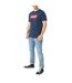 Mens Batwing Logo T-shirt Navy Red Levis-4