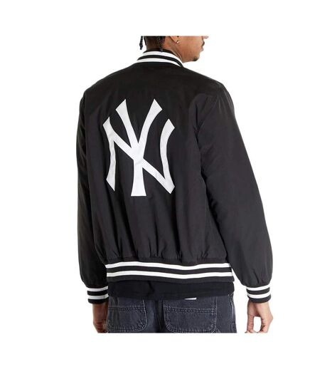 Veste Bomber Noir/Blanc Homme New Era Neyyan - M