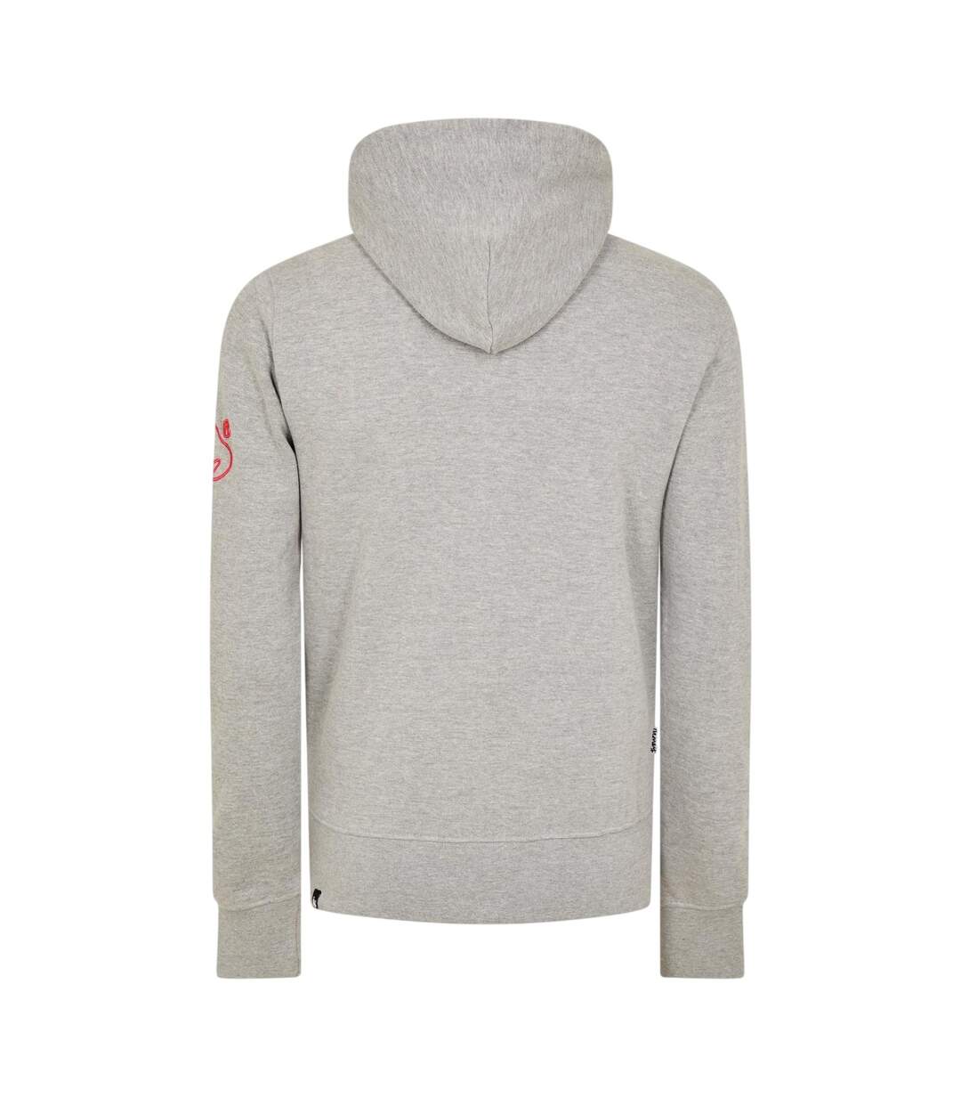 Sweat À Capuche Motif/style Côtelette Homme Gris Money-3