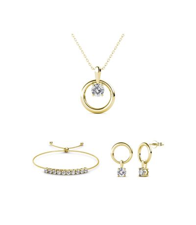 Parures Mia Octavia, Cristal d'Autriche, Zircon Blanc