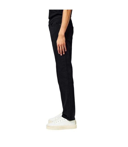 Mens Denim Straight Leg Jeans Black Boss