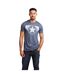 T-shirt Homme Bleu Captain America-4
