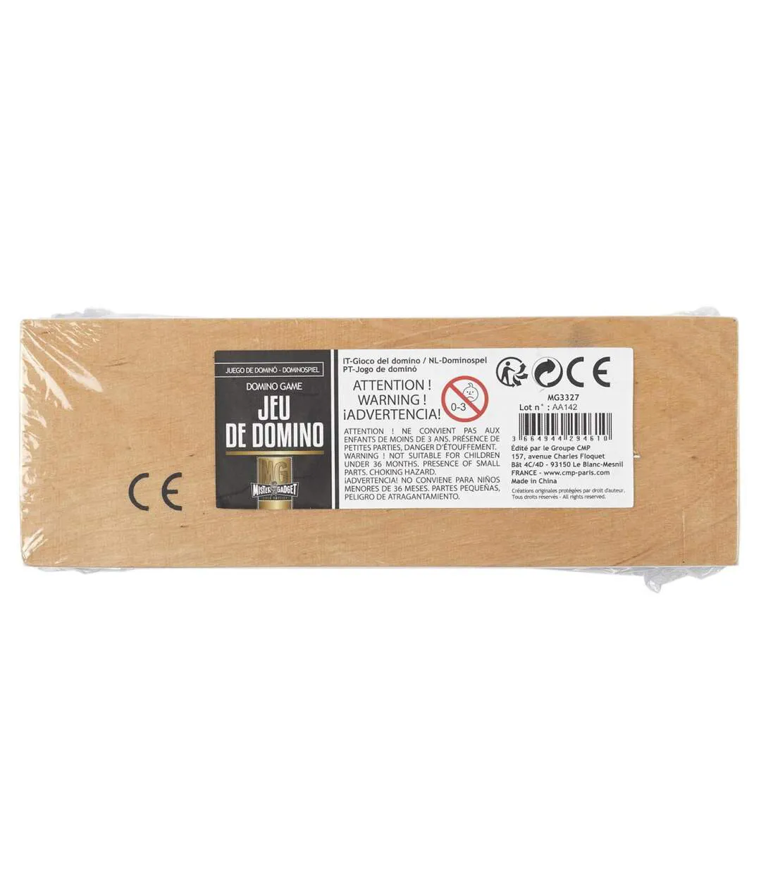 Jeu de Société Domino 5cm Ivoire & Noir-4