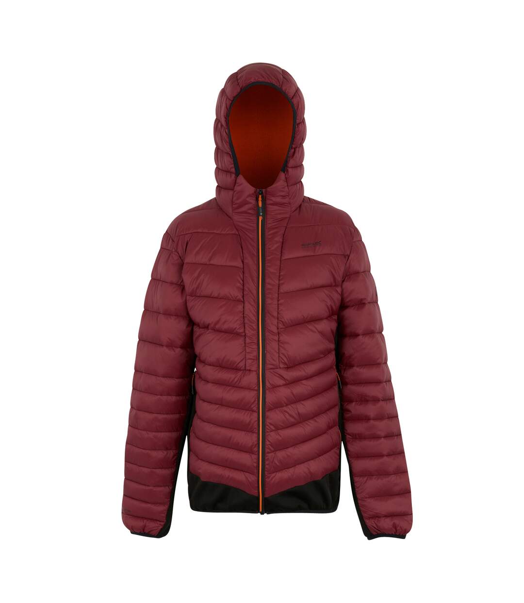 Veste Hybride Leedre Homme Pourpre Foncé Noir Regatta-2