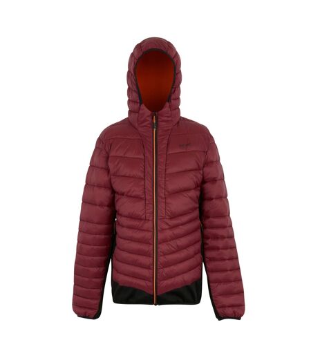 Veste Hybride Leedre Homme Pourpre Foncé Noir Regatta