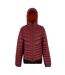 Veste Hybride Leedre Homme Pourpre Foncé Noir Regatta-2