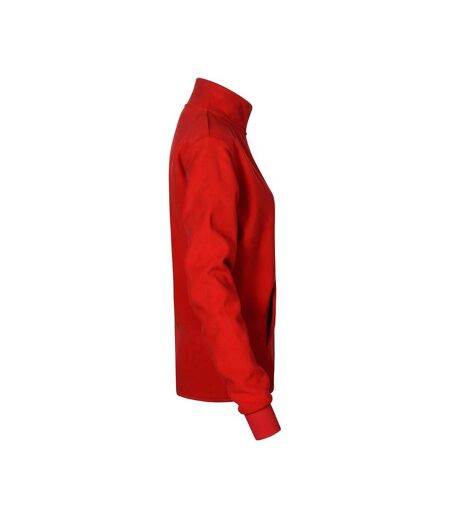 Veste Femme Rouge Gris Clair Uni Promodoro