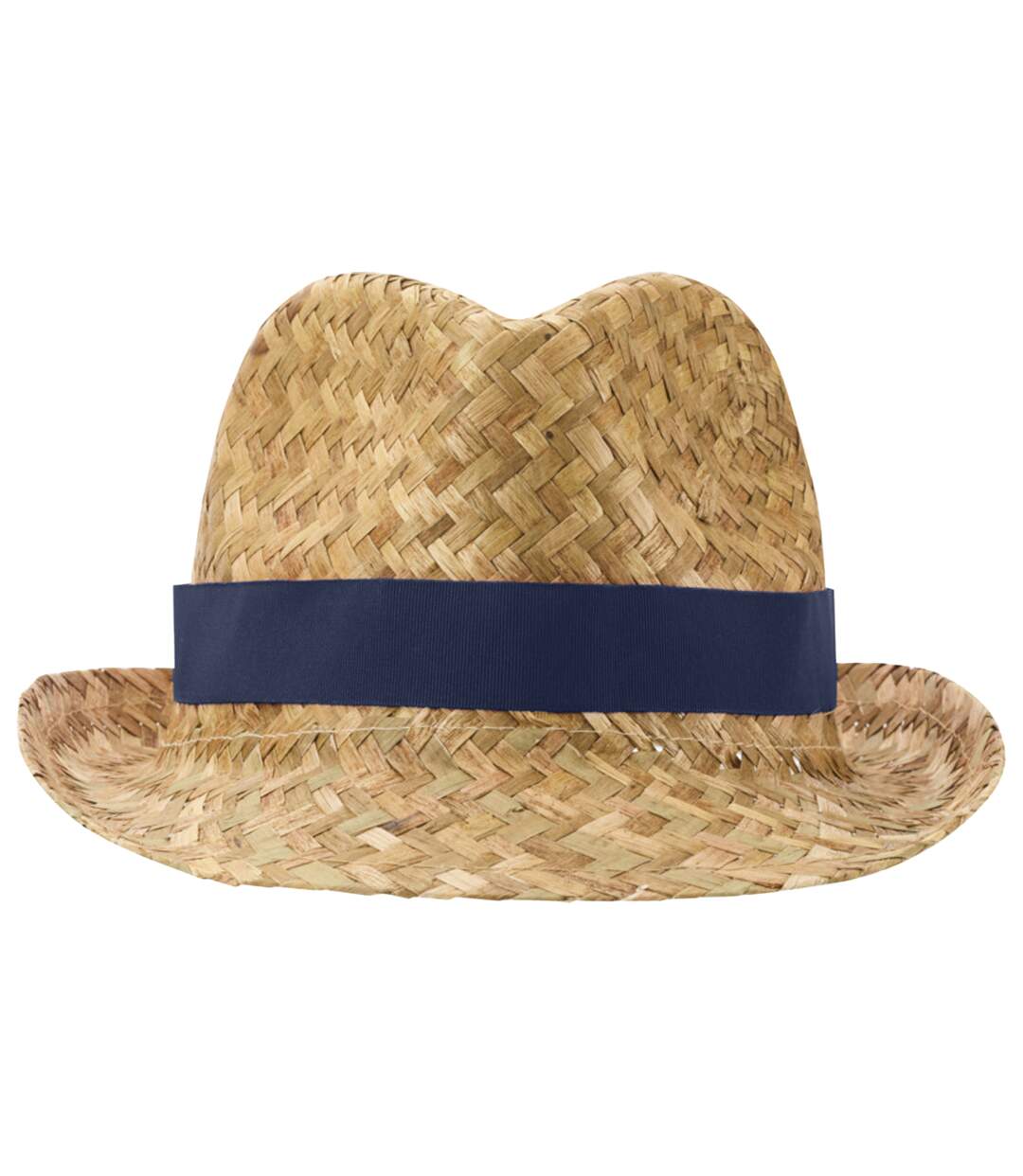 Unisex Adult Pricus Straw Sun Hat Natural Navy Floso-4