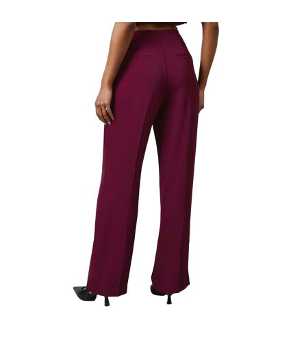 Pantalon femme aubergine Principles