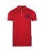 Polo Motif/style Logo Sur Poitrine Aldis Adulte Rouge Aquascutum-1