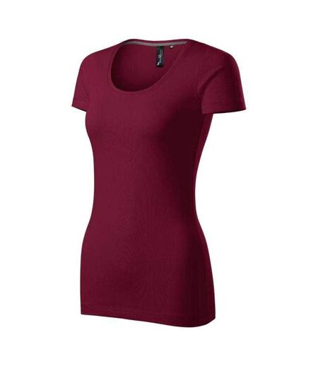 T-shirt Action Femme Bordeaux Malfini