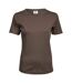 Tee Jays - T-shirt INTERLOCK - Femme (Marron foncé) - UTPC3842