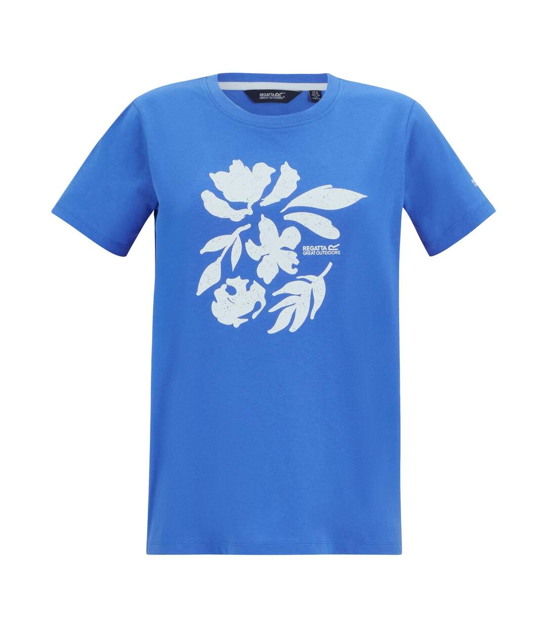 T-shirt Motif/style Fleur Et Silhouette Filandra Femme Bleu Vif Regatta-2